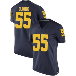 David Ojabo Game Navy Women's Michigan Wolverines Football Jersey