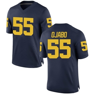 David Ojabo Game Navy Youth Michigan Wolverines Football Jersey