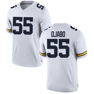 David Ojabo Game White Youth Michigan Wolverines Football Jersey