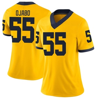 David Ojabo Limited Women's Michigan Wolverines Maize Football Jersey