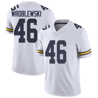 Michael Wroblewski Limited White Men's Michigan Wolverines Football Jersey