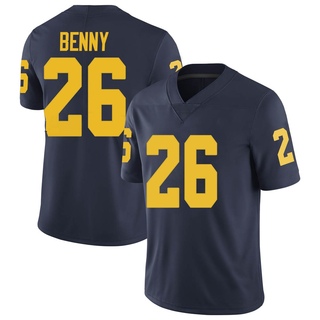 Rayshaun Benny Limited Navy Men's Michigan Wolverines Football Jersey