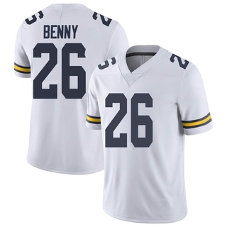 Rayshaun Benny Limited White Men's Michigan Wolverines Football Jersey