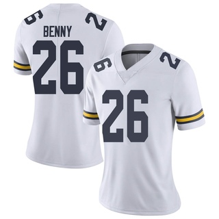 Rayshaun Benny Limited White Women's Michigan Wolverines Football Jersey